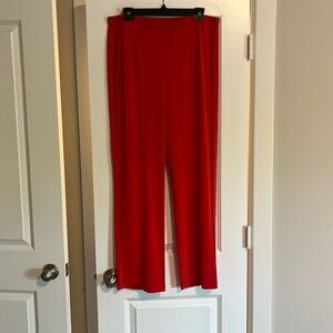 Chicos red size 2 no tummy pants